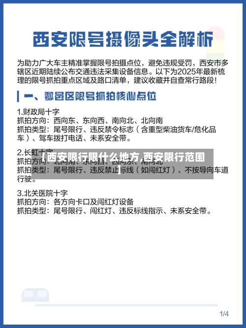 【西安限行限什么地方,西安限行范围】