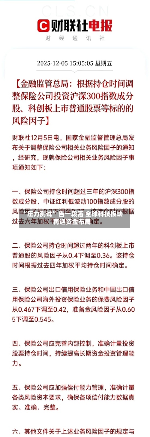 “压力测试” 告一段落 全球科技板块再迎资金布局-第3张图片