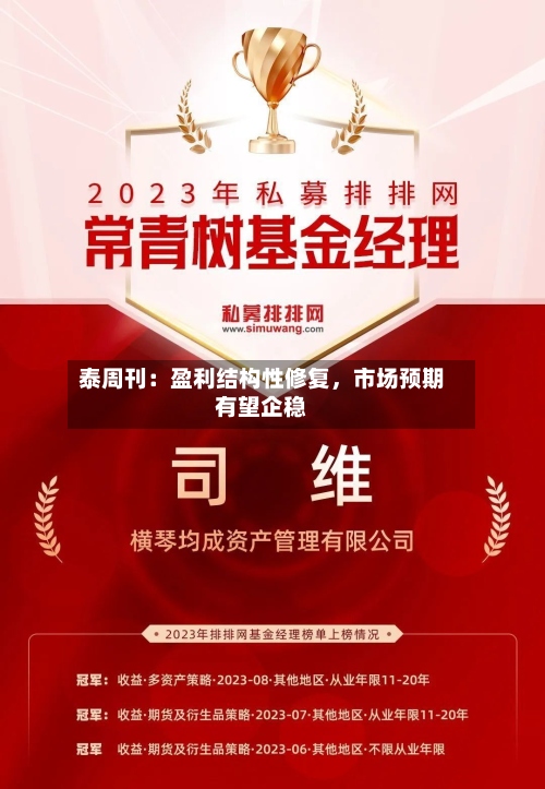 泰周刊：盈利结构性修复，市场预期有望企稳-第2张图片