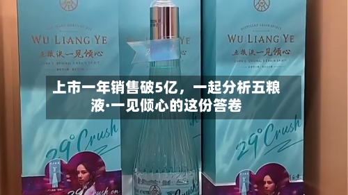 上市一年销售破5亿，一起分析五粮液·一见倾心的这份答卷-第2张图片