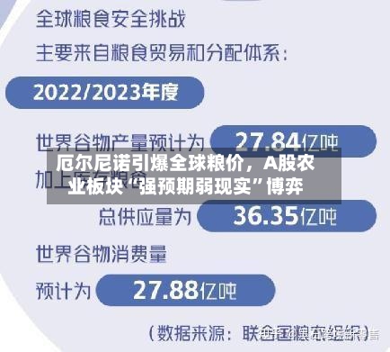 厄尔尼诺引爆全球粮价，A股农业板块“强预期弱现实”博弈-第2张图片