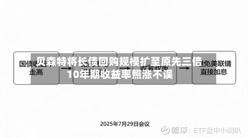 贝森特将长债回购规模扩至原先三倍 10年期收益率照涨不误-第3张图片
