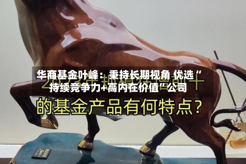 华商基金叶峰：秉持长期视角 优选“持续竞争力+高内在价值”公司-第2张图片