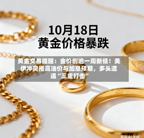 黄金交易提醒：金价创逾一周新低！美伊冲突推高油价与加息预期，多头遭遇“三重打击”-第3张图片