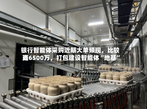 银行智能体采购近期大单频现	，比较高近6500万，打包建设智能体“地基”-第2张图片