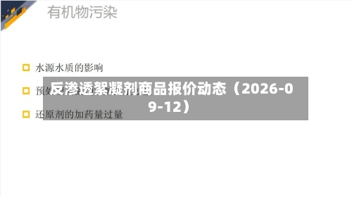 反渗透絮凝剂商品报价动态（2026-09-12）-第2张图片