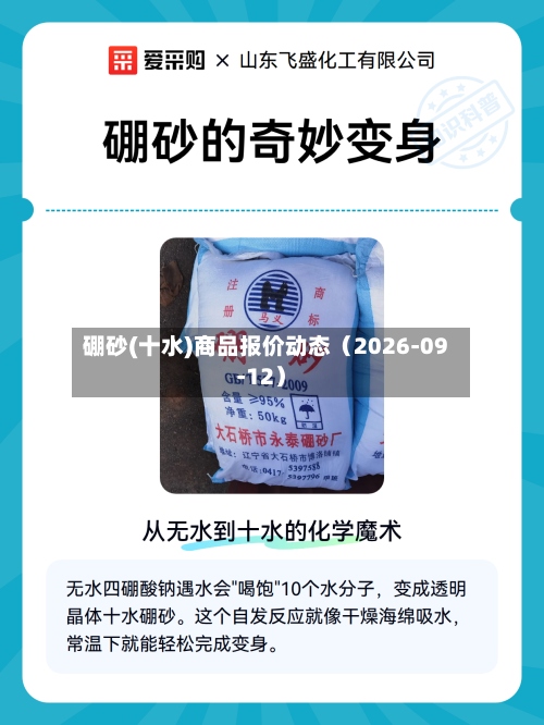 硼砂(十水)商品报价动态（2026-09-12）-第2张图片