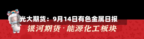 光大期货：9月14日有色金属日报-第2张图片