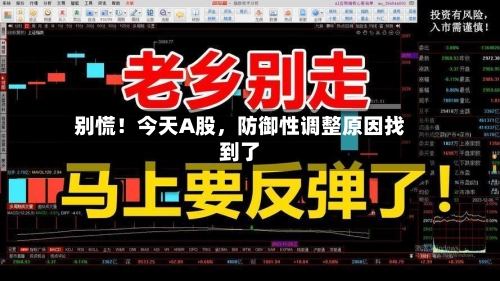 别慌！今天A股，防御性调整原因找到了-第2张图片