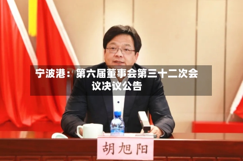 宁波港：第六届董事会第三十二次会议决议公告
