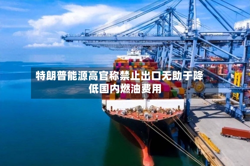 特朗普能源高官称禁止出口无助于降低国内燃油费用