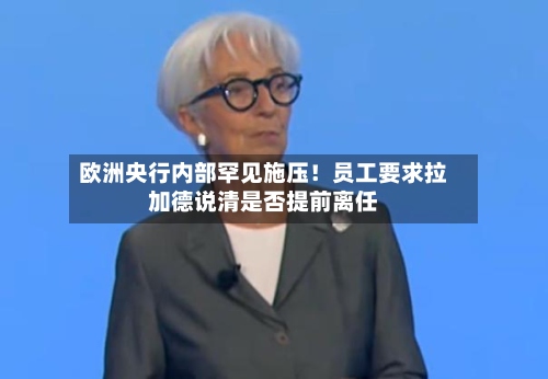 欧洲央行内部罕见施压！员工要求拉加德说清是否提前离任-第3张图片