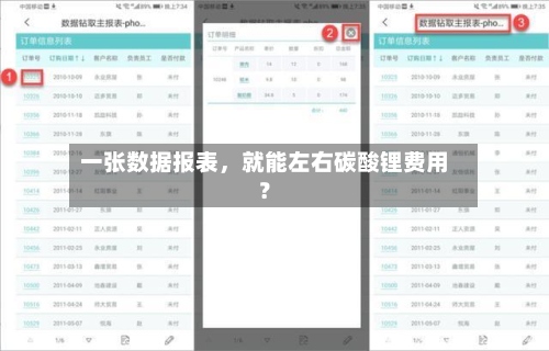 一张数据报表，就能左右碳酸锂费用？-第1张图片