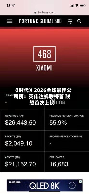 《时代》2026全球最佳公司榜:英伟达蝉联榜首 联想首次上榜-第3张图片