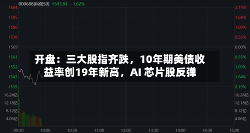 开盘：三大股指齐跌，10年期美债收益率创19年新高	，AI 芯片股反弹-第1张图片
