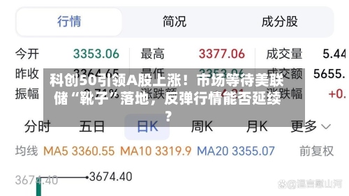 科创50引领A股上涨！市场等待美联储“靴子”落地，反弹行情能否延续？