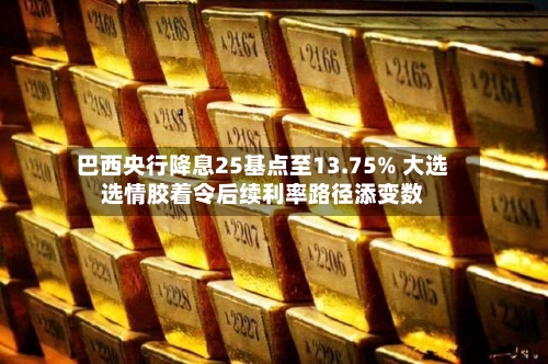 巴西央行降息25基点至13.75% 大选选情胶着令后续利率路径添变数-第3张图片