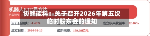协鑫能科：关于召开2026年第五次临时股东会的通知-第2张图片