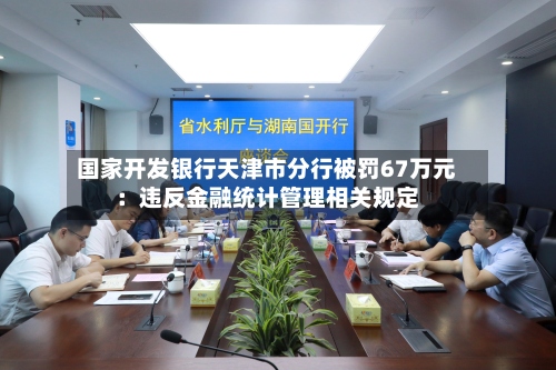 国家开发银行天津市分行被罚67万元：违反金融统计管理相关规定-第2张图片