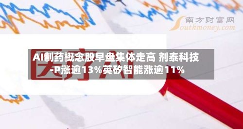 AI制药概念股早盘集体走高 剂泰科技-P涨逾13%英矽智能涨逾11%-第2张图片