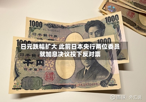 日元跌幅扩大 此前日本央行两位委员就加息决议投下反对票-第2张图片