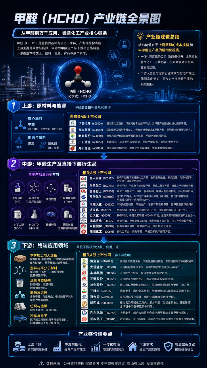 【现货异动】甲醛30天上涨41.46%！原料甲醇走强+装置检修库存低位共振推涨